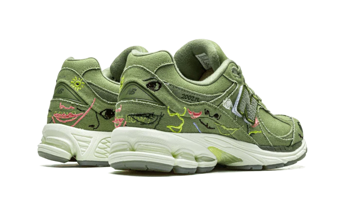New Balance 2002R Bryant Giles Olive Green - Image 3