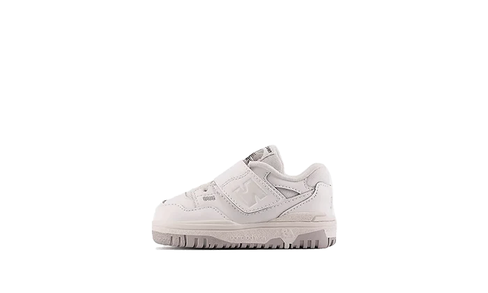 New Balance 550 Bungee Lace Top Strap White Baby (TD)