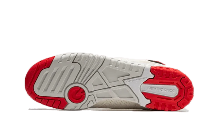 New Balance 550 Sea Salt True Red - Image 3