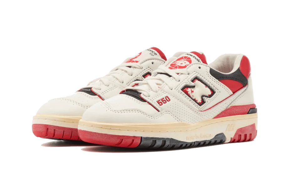 New Balance 550 Vintage Red - Image 2