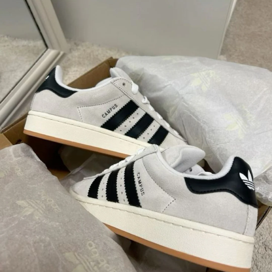 Adidas Campus 00s Crystal White Core Black - Image 6