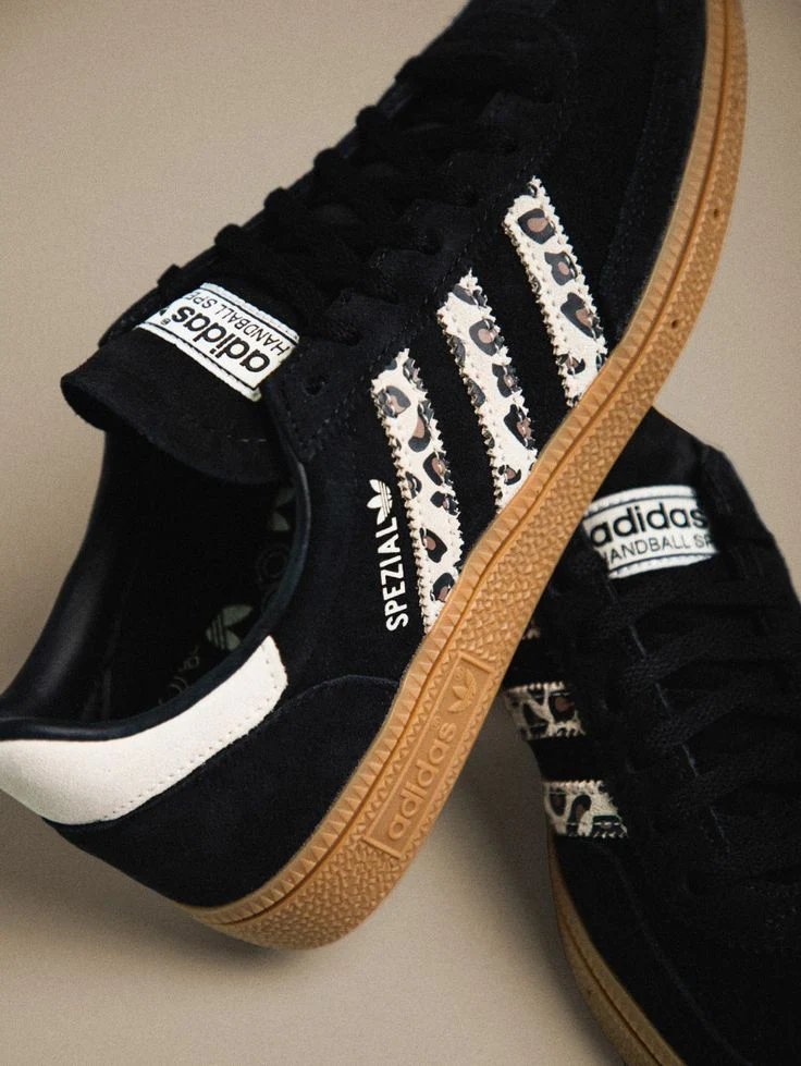 adidas Handball Spezial Black Wonder Leopard - Image 2