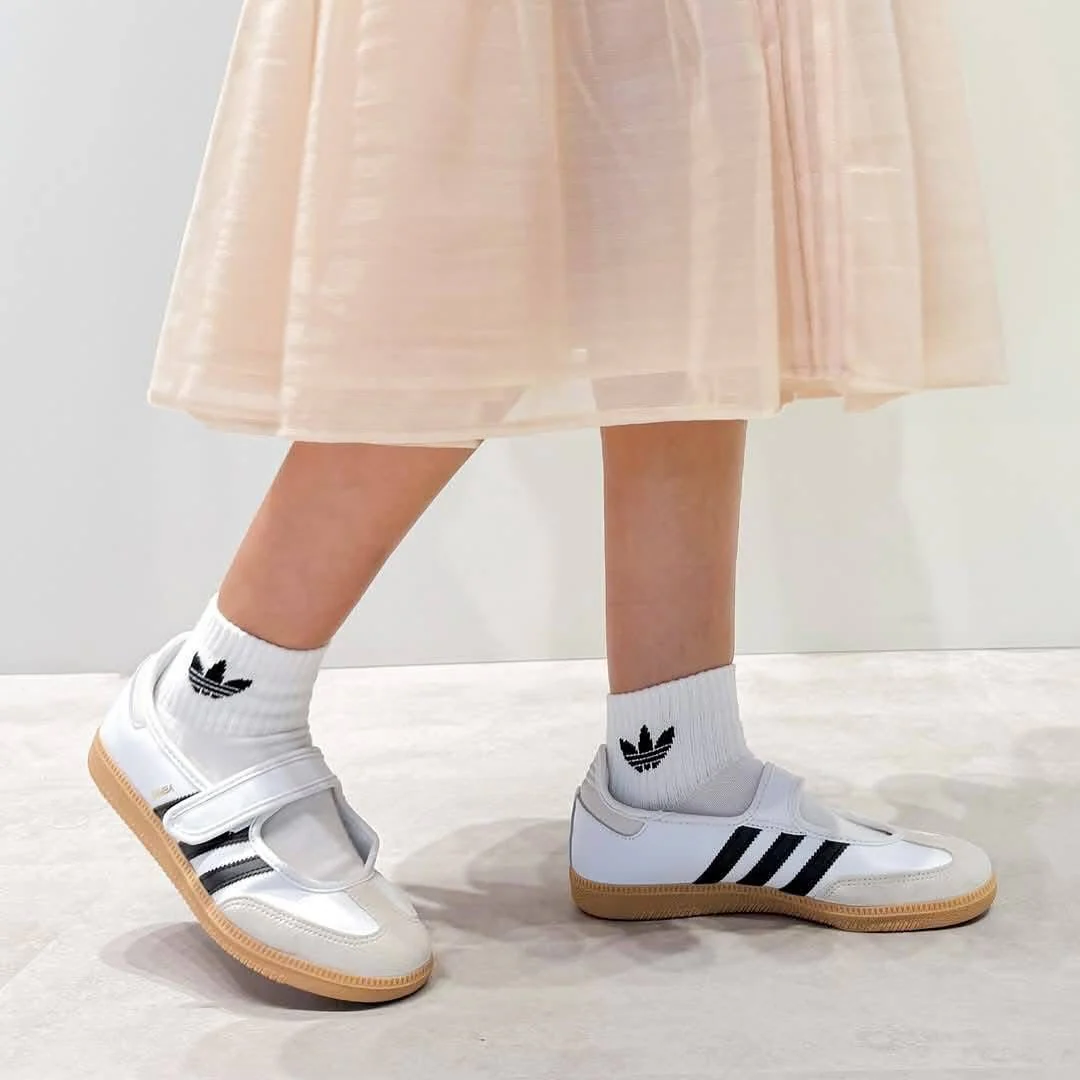 Adidas Samba Jane White Black Gum - Image 2