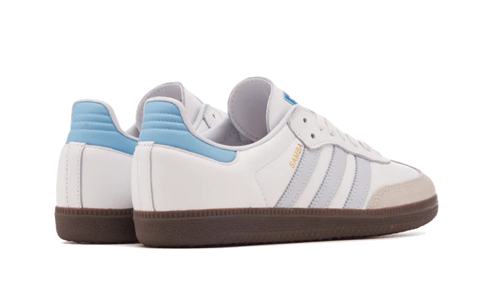 Adidas Samba OG Core White Halo Blue - Image 3