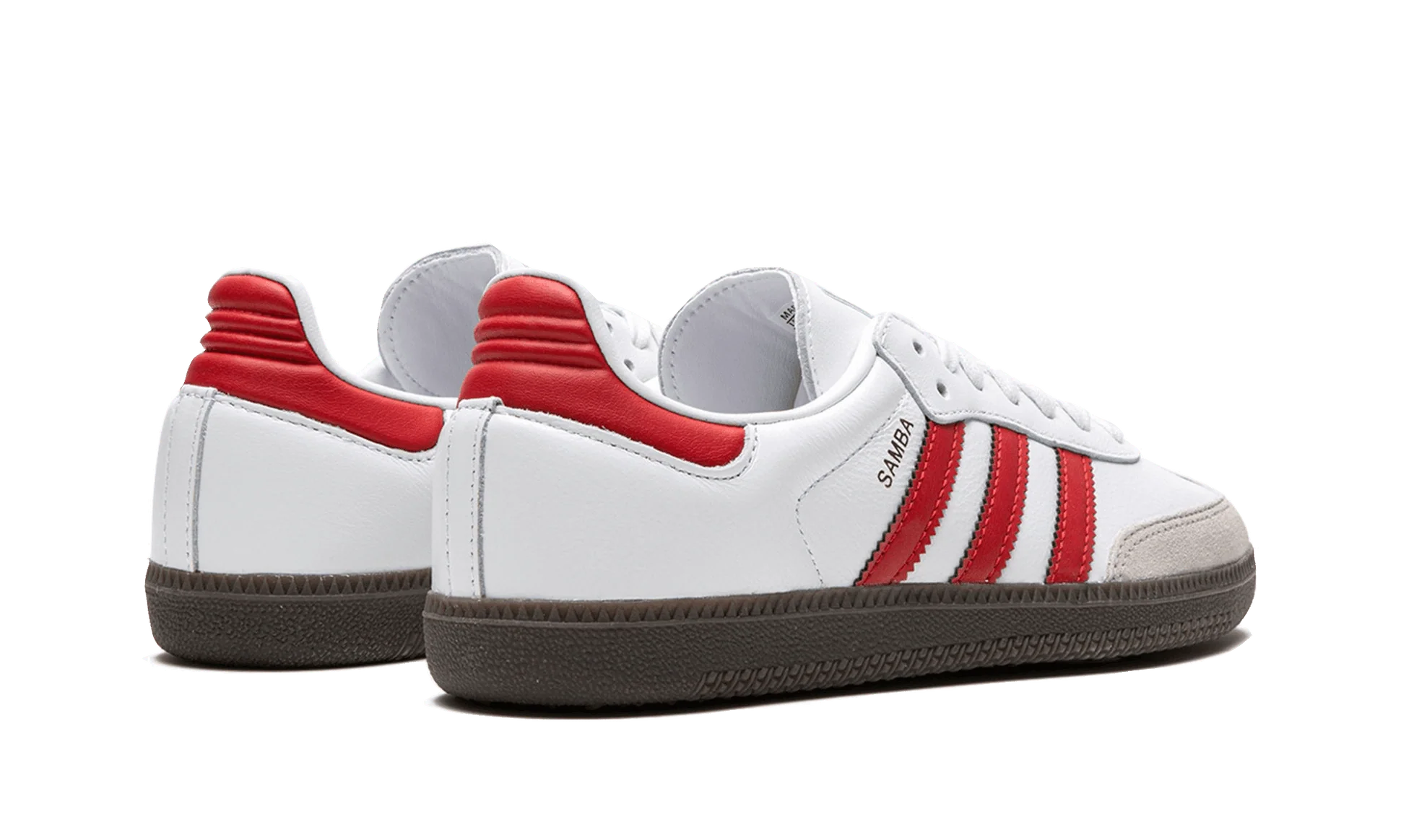 Adidas Samba OG White Better Scarlet Red - Image 3