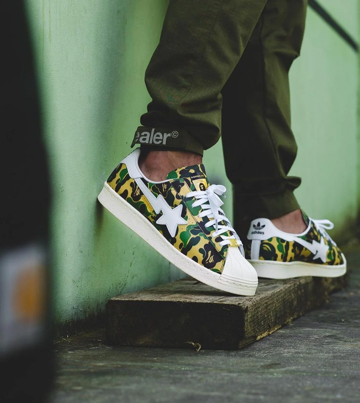 adidas Superstar Bape ABC Camo Green - Image 2