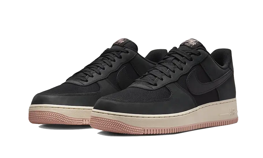 Nike Air Force 1 Low '07 LX Black Red Stardust - Image 2