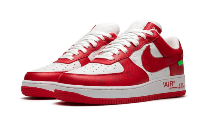 Nike Air Force 1 Low Louis Vuitton White Red - Image 2