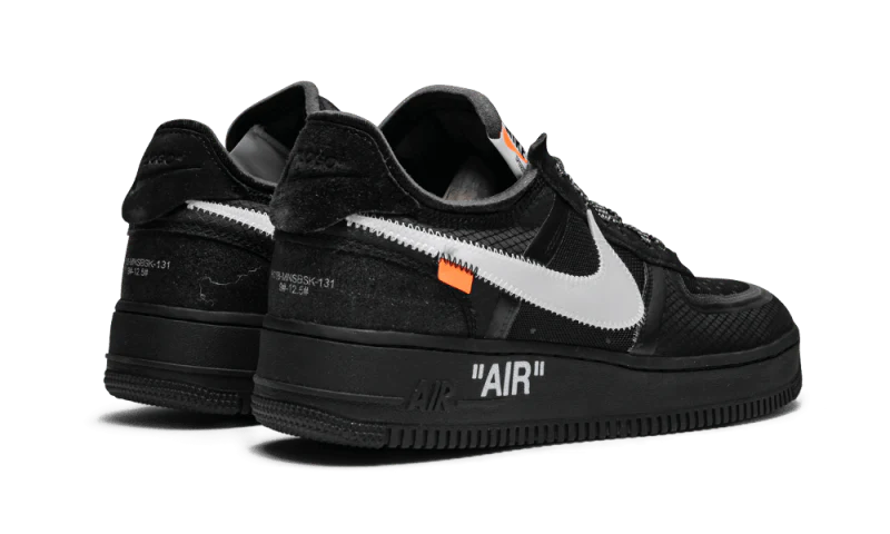 Nike Air Force 1 Low Off-White Black - Image 3