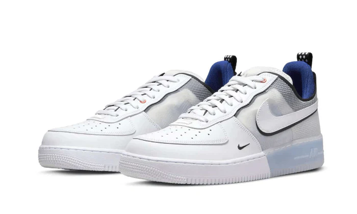 Nike Air Force 1 Low React Split White Photo Blue - Image 2