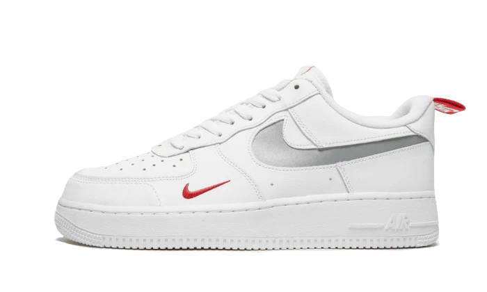 Nike Air Force 1 Low White Red Mini Swoosh