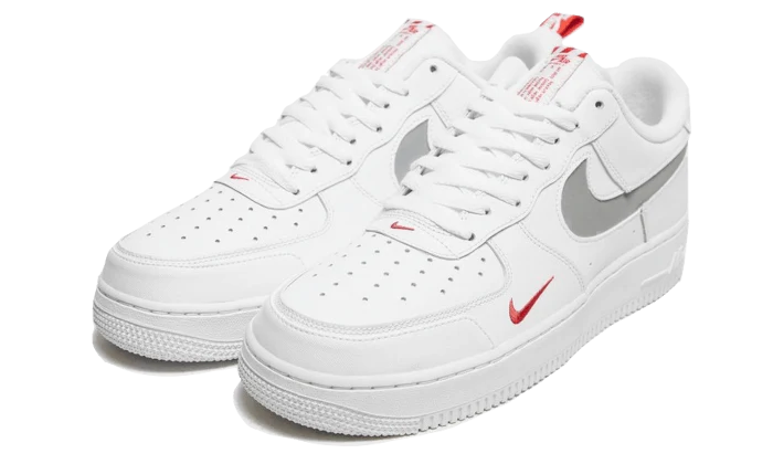 Nike Air Force 1 Low White Red Mini Swoosh - Image 2