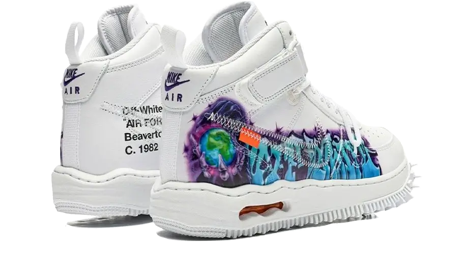 Nike Air Force 1 Mid SP Off-White Graffiti - Image 3
