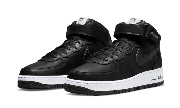 Nike Air Force 1 Mid Stussy All Black - Image 2
