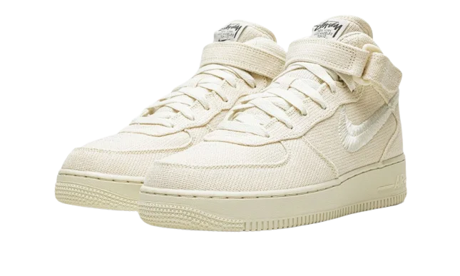 Nike Air Force 1 Mid Stussy Fossil - Image 2