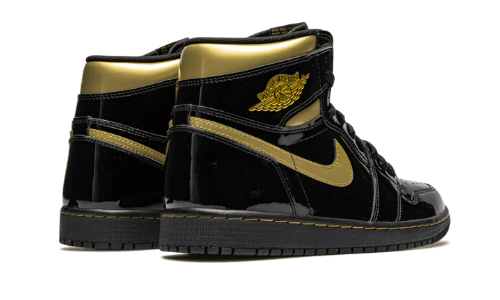 Air Jordan 1 High Black Metallic Gold - Image 3