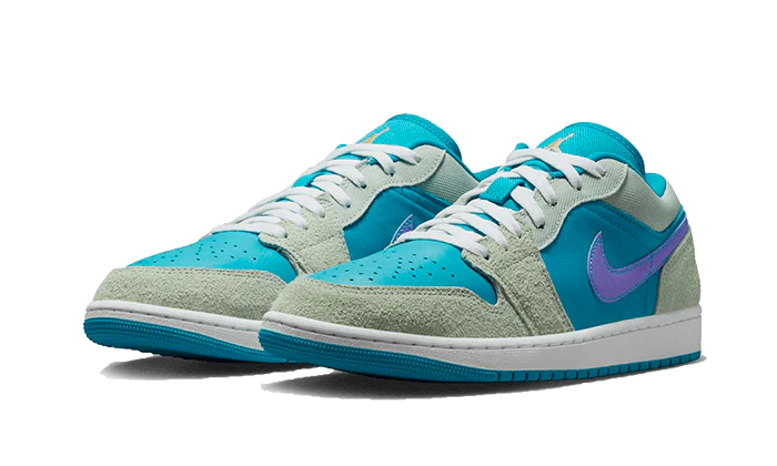 Air Jordan 1 Low SE Light Bone Aquatone - Image 4