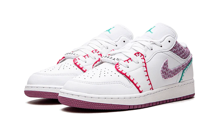Air Jordan 1 Low White Light Bordeaux - Image 2