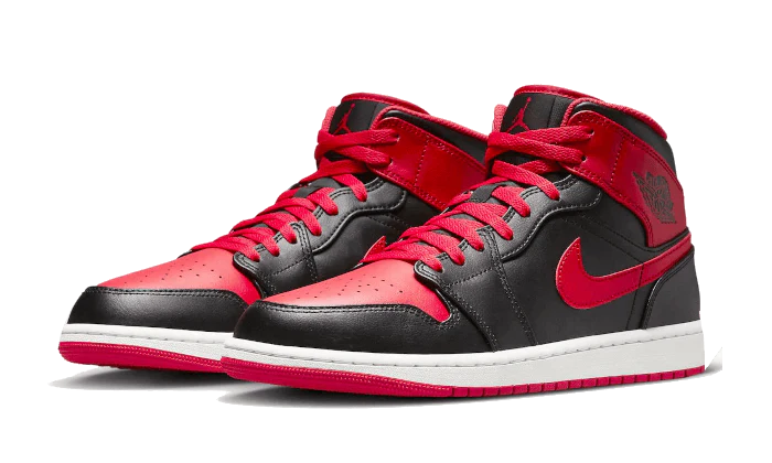 Air Jordan 1 Mid Alternate Bred (2022) - Image 2