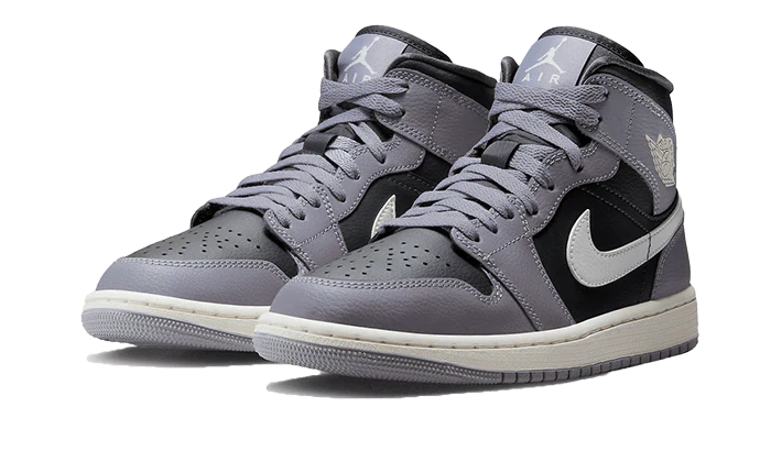 Air Jordan 1 Mid Cement Grey - Image 2