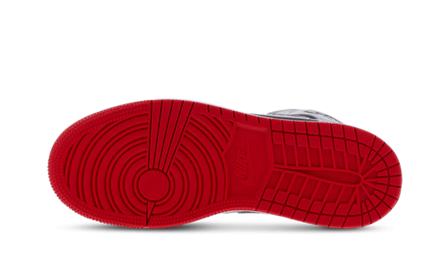 Air Jordan 1 Mid Cement Grey Red - Image 3