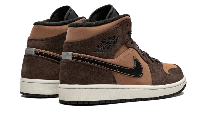 Air Jordan 1 Mid Earthy Brown - Image 3