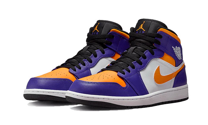 Air Jordan 1 Mid Lakers (2022) - Image 2