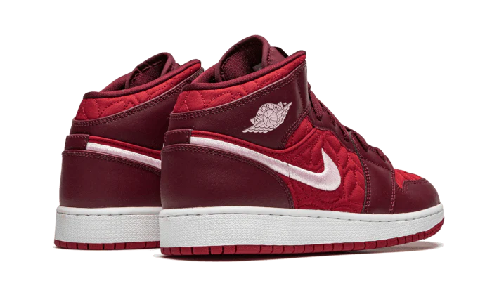 Air Jordan 1 Mid SE Red Quilt - Image 3