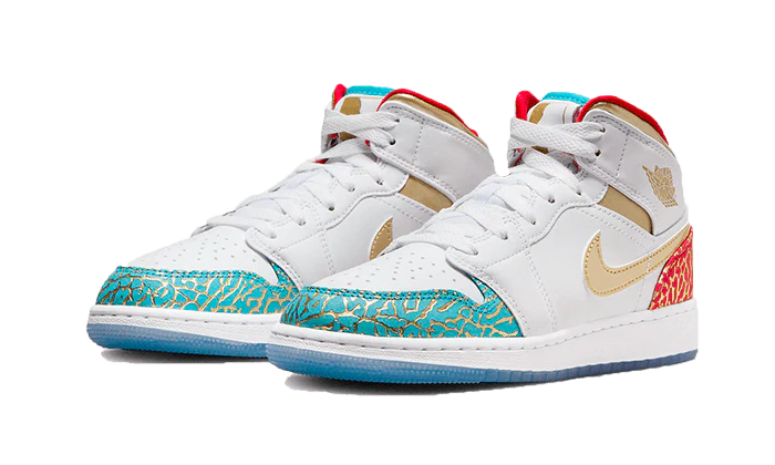 Air Jordan 1 Mid UNC to Chicago - Image 2