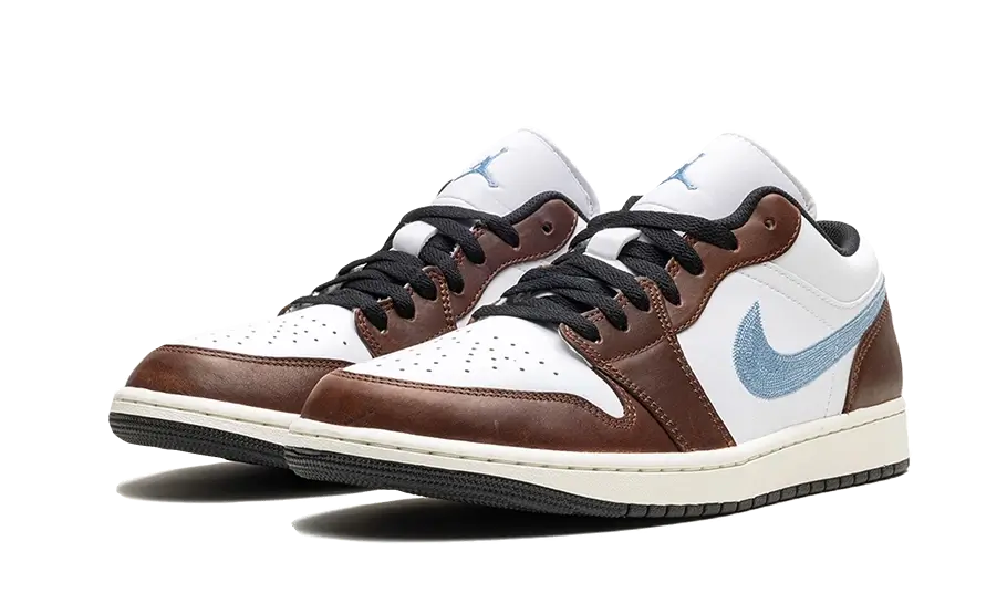 Air Jordan 1 Retro Low Brown Blue Grey - Image 2