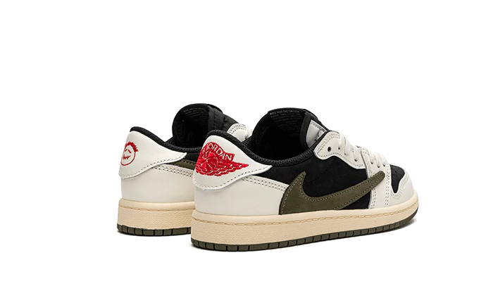 Air Jordan 1 Retro Low OG SP Travis Scott Olive Child (PS) - Image 3