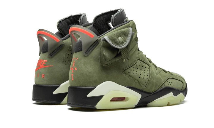 Air Jordan 6 Travis Scott Medium Olive - Image 3