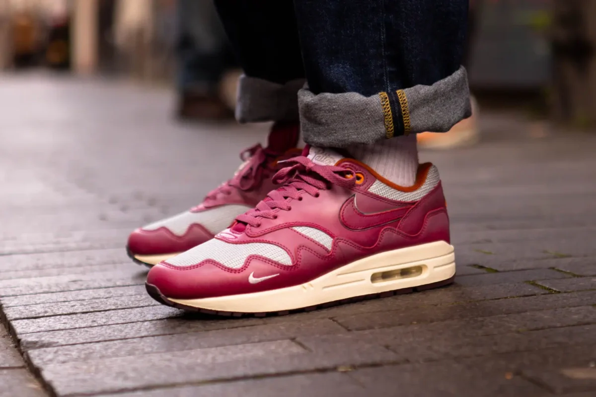 Nike Air Max 1 Patta Rush Maroon - Image 2