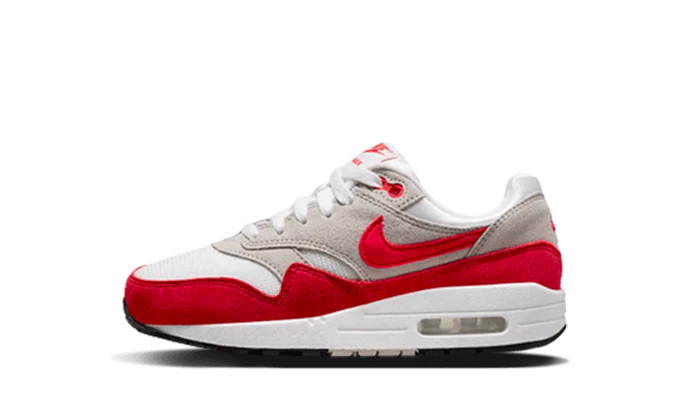 Nike Air Max 1 White University Red Child