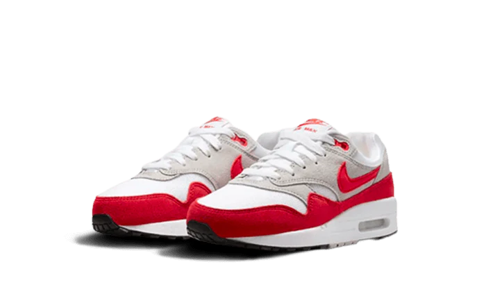 Nike Air Max 1 White University Red Child - Image 2