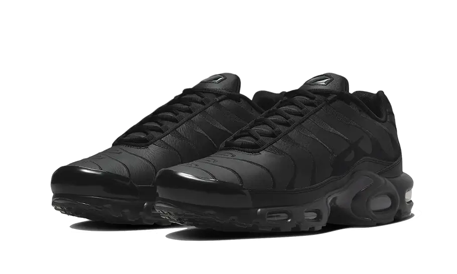 Nike Air Max Plus Triple Black Leather - Image 3