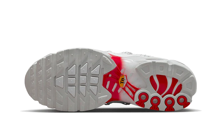 Nike Air Max Plus Utility White Silver Red - Image 3