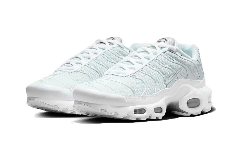 Nike Air Max Plus White Metallic Silver - Image 3