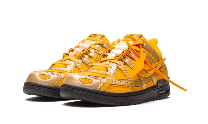Nike Air Rubber Dunk Off-White University Gold - Image 2
