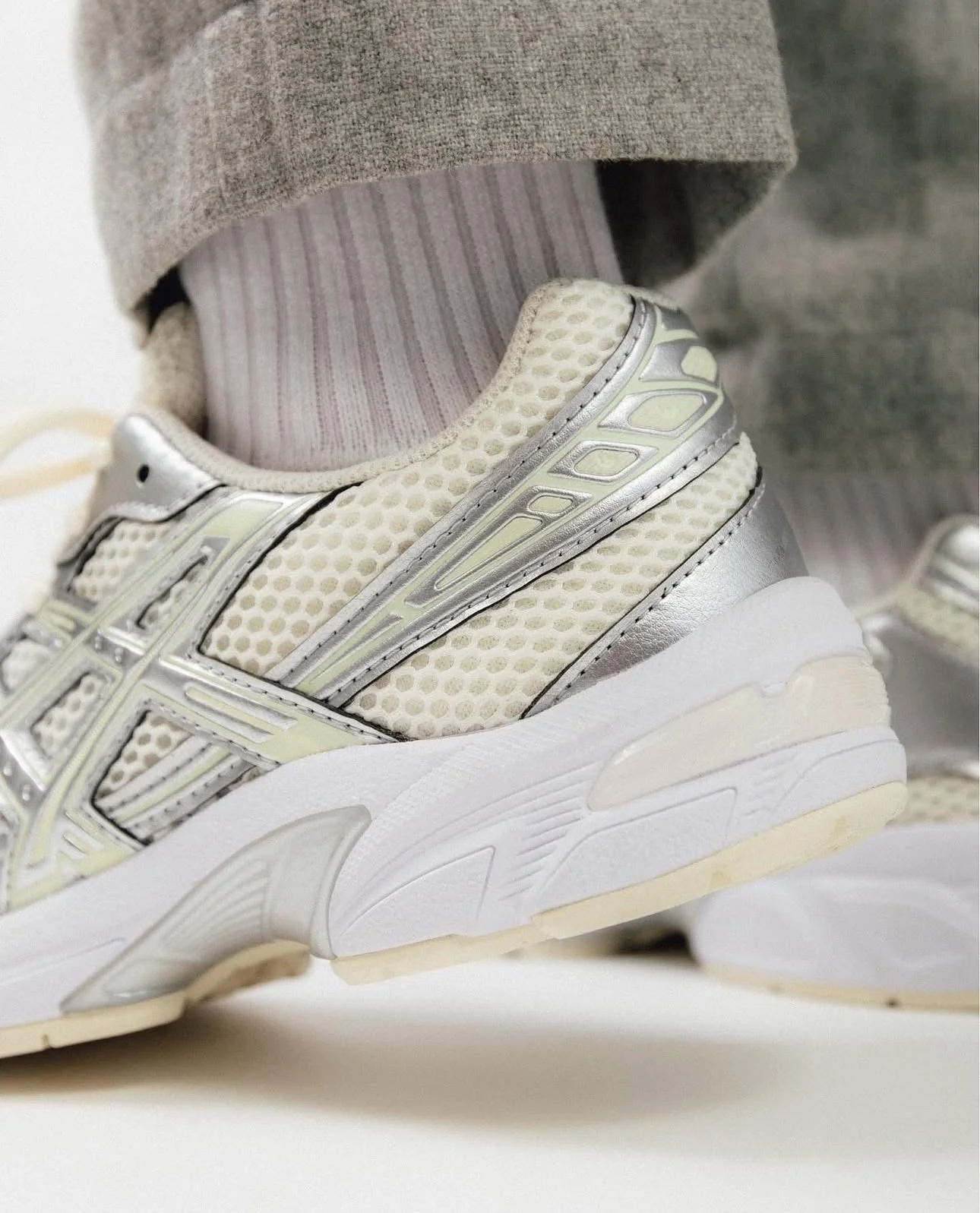 ASICS Gel-1130 Cream Pure Silver - Image 3