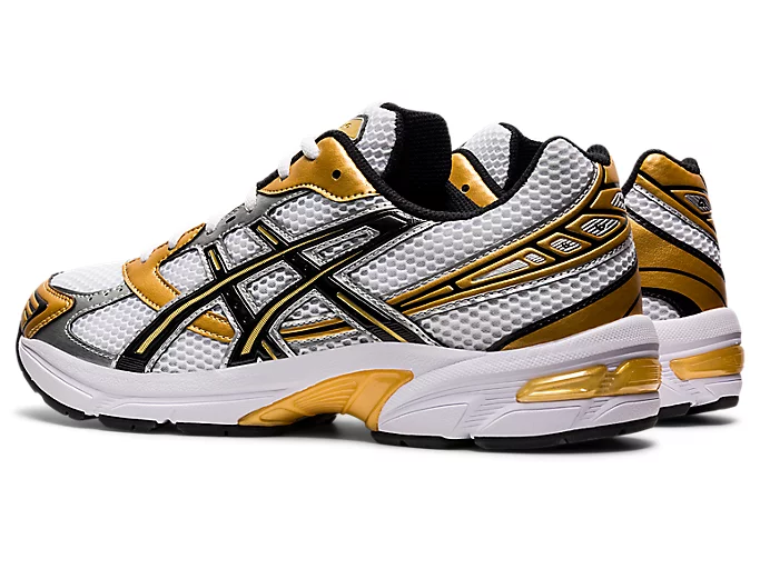 ASICS Gel-1130 White Black Gold - Image 3