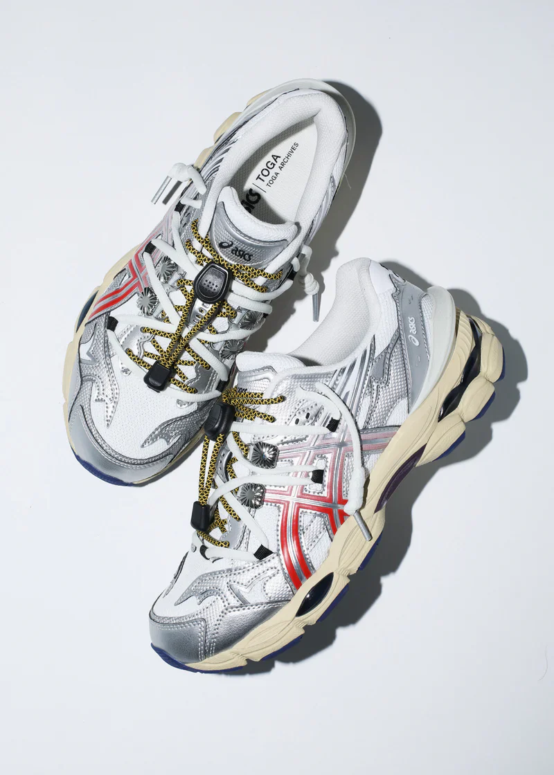ASICS Gel-Cumulus 16 TOGA White Red Pure Silver - Image 2