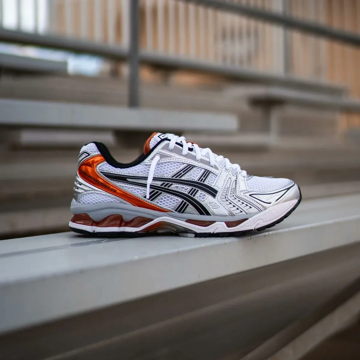 ASICS Gel-Kayano 14 White Piquant Orange - Image 2