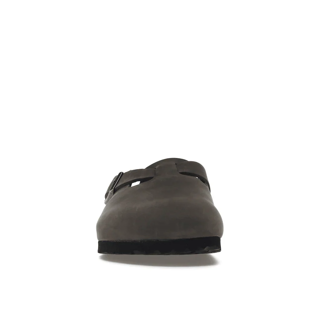 Birkenstock Boston Soft Footbed Oiled Leather Iron Grey - Image 4
