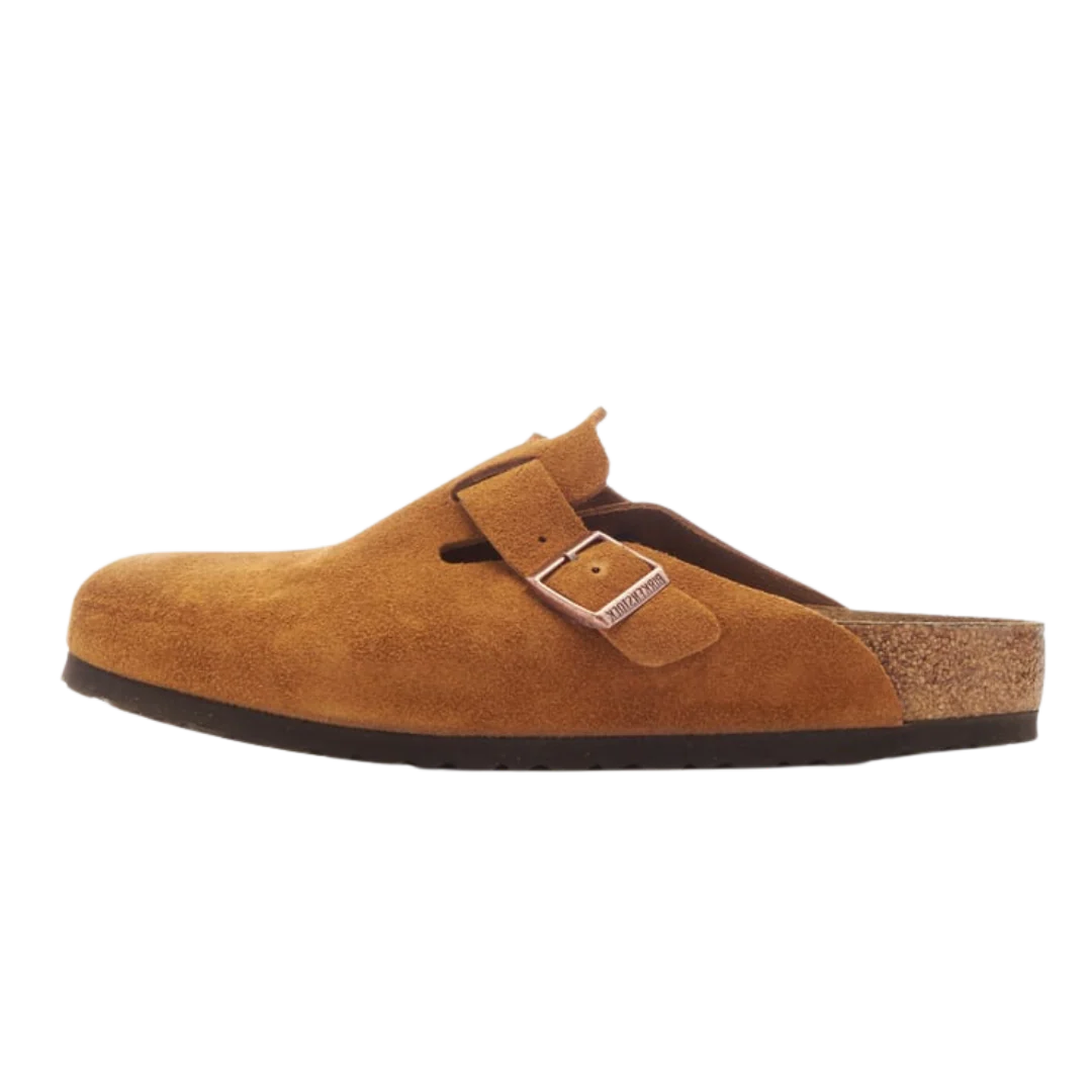Birkenstock Boston Soft Footbed Suede Mink