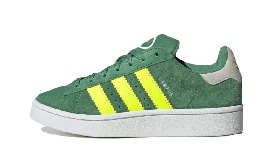 Adidas Campus 00s Green Solar Yellow