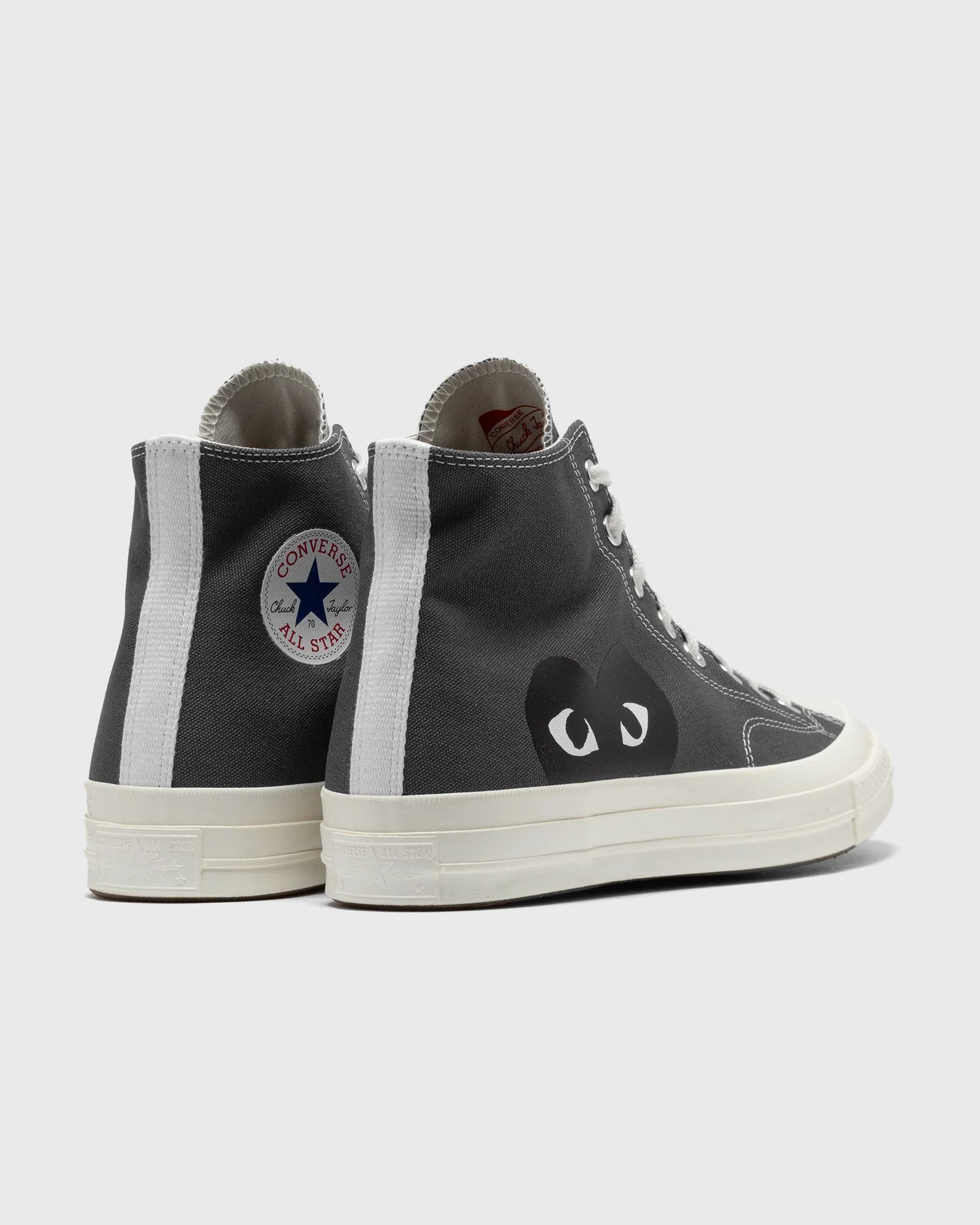 Converse Chuck Taylor All Star 70 Hi Comme des Garcons PLAY Grey - Image 4