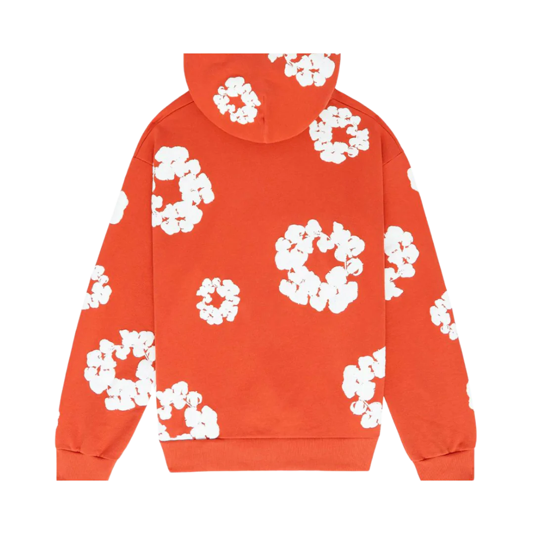 Denim Tears The Cotton Wreath Hoodie Orange - Image 2