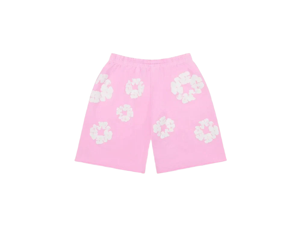 Denim Tears The Cotton Wreath Shorts Powder Pink - Image 2