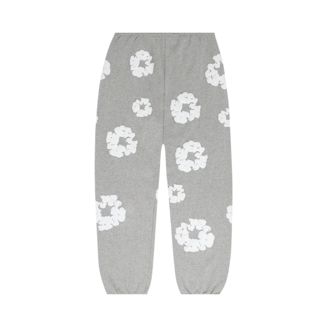 Denim Tears The Cotton Wreath Sweatpants Grey - Image 3